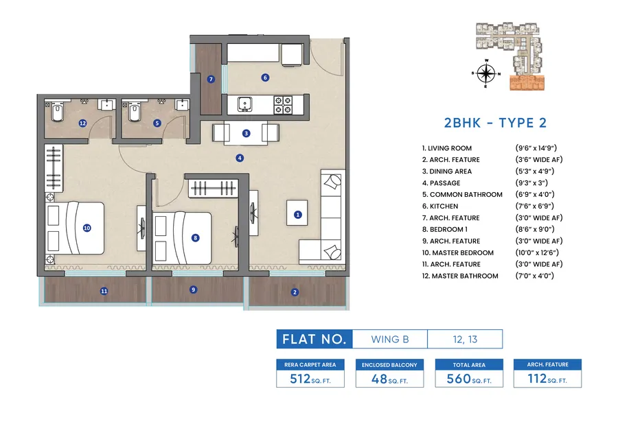 1/2 BHK Flats in Borivali East 