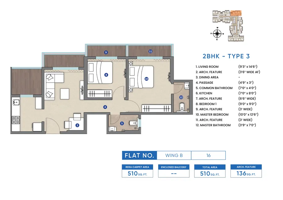 1/2 BHK Flats in Borivali East 